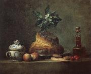Round cake Jean Baptiste Simeon Chardin